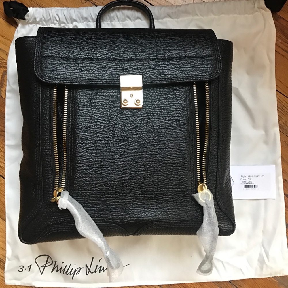 3.1 Phillip Lim Black Pashli Backpack