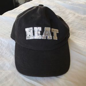 Miami Heat Sequined Baseball Cap