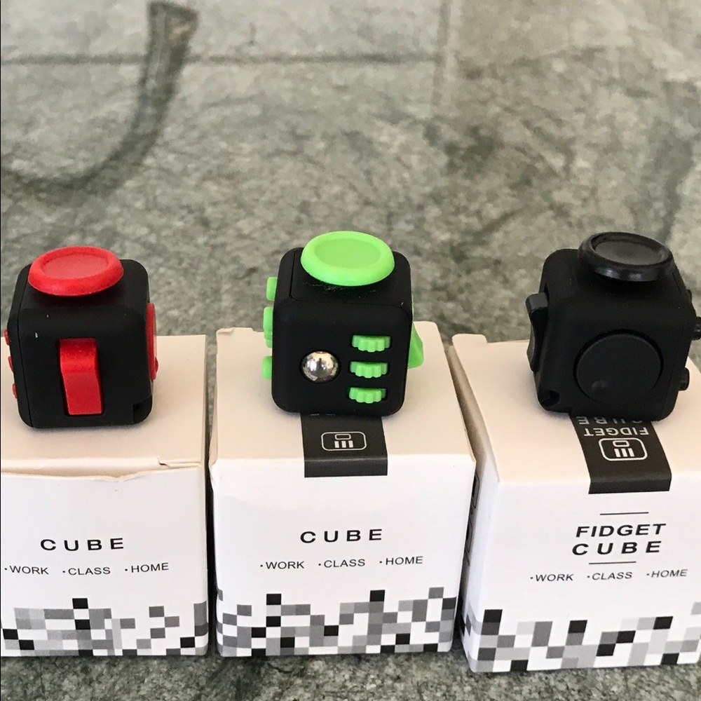 3 Fidget Cubes