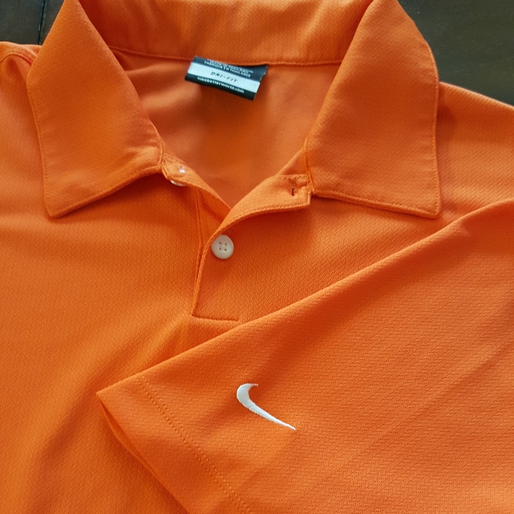 Nike dry fit golf shirt        under armour