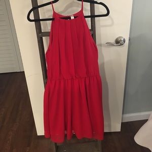 Red dress