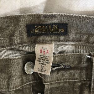 Double RL Ralph Lauren Japanese Selvedge Denim