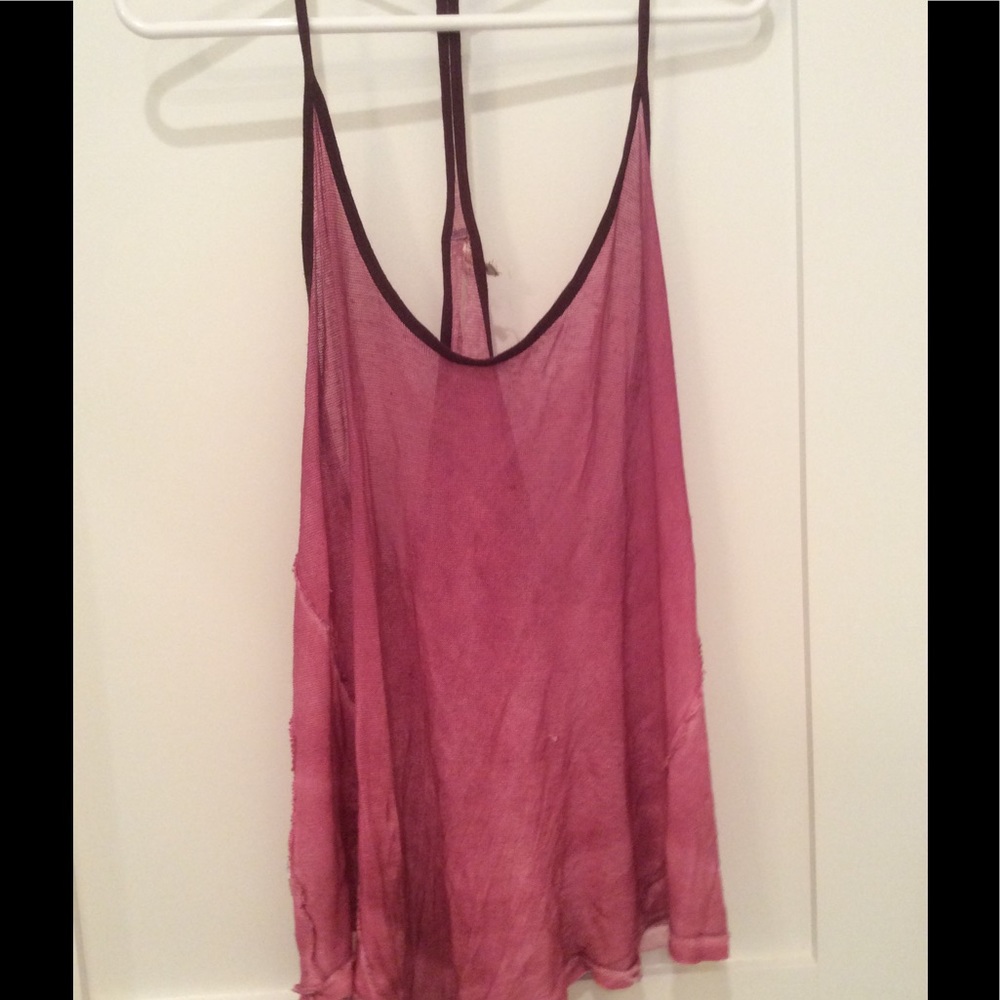 Free people purple/pink tank top.