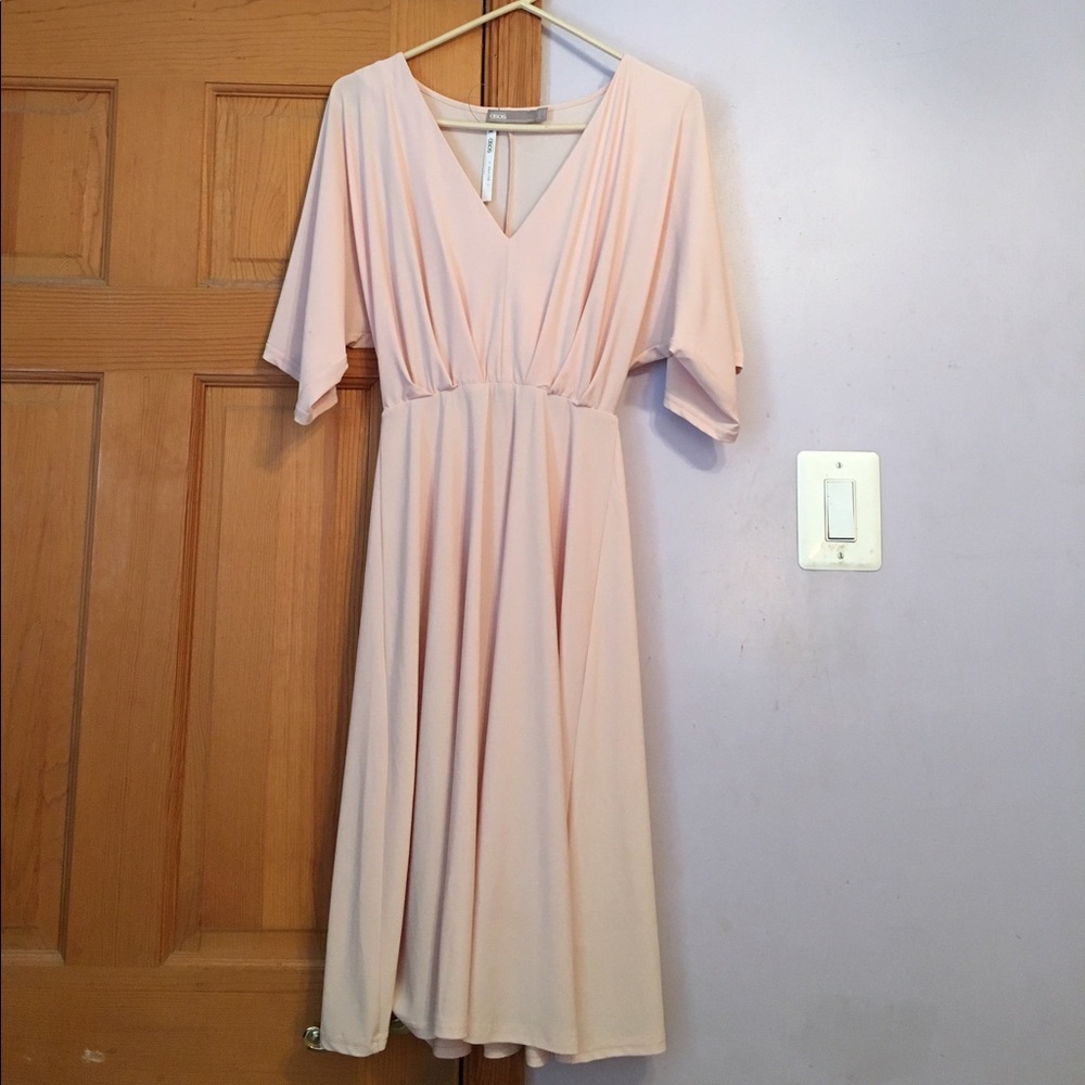 Kimono sleeve midi dress
