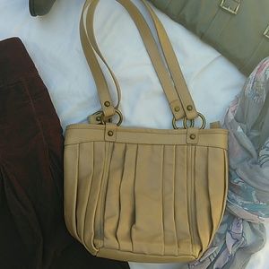 Tan bica cheia purse Anthropologie