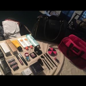 Avon purse/ bag with lots of product!