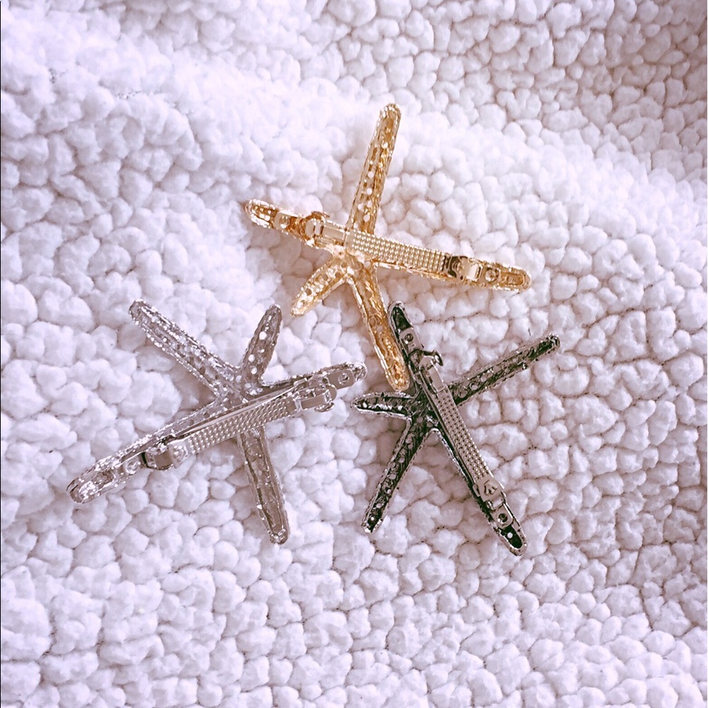 ✨ Starfish hair clip pin accessory summer fun - Picture 3 of 4