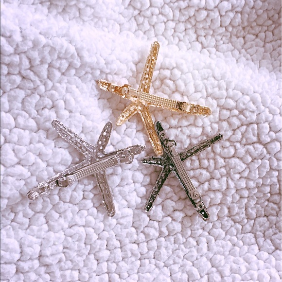 ✨ Starfish hair clip pin accessory summer fun - Picture 3 of 4