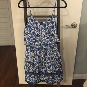 Floral blue sundress