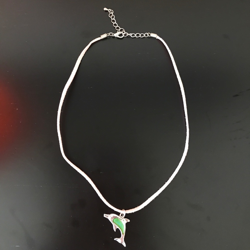 Adorable Dolphin Mood Necklace
