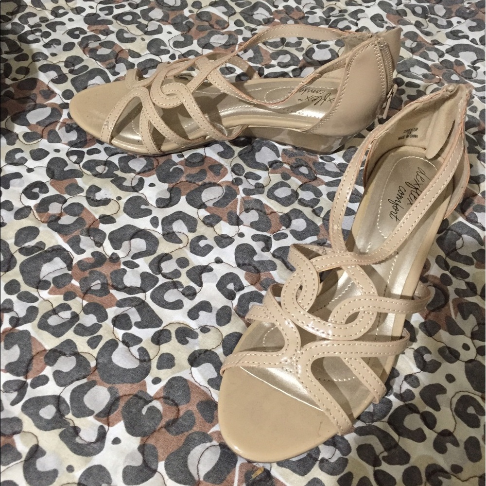 Beige sandals