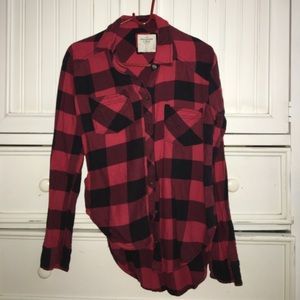 Plaid Collared Shirt