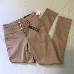 High waist skinny pants