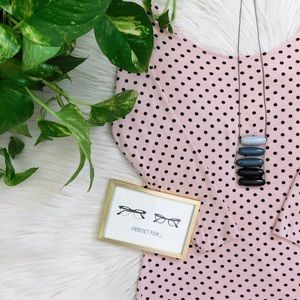 Guess 3/4 Sleeve Polka Dot Tee