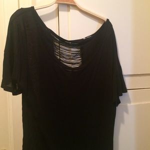 Super sexy open back T shirt