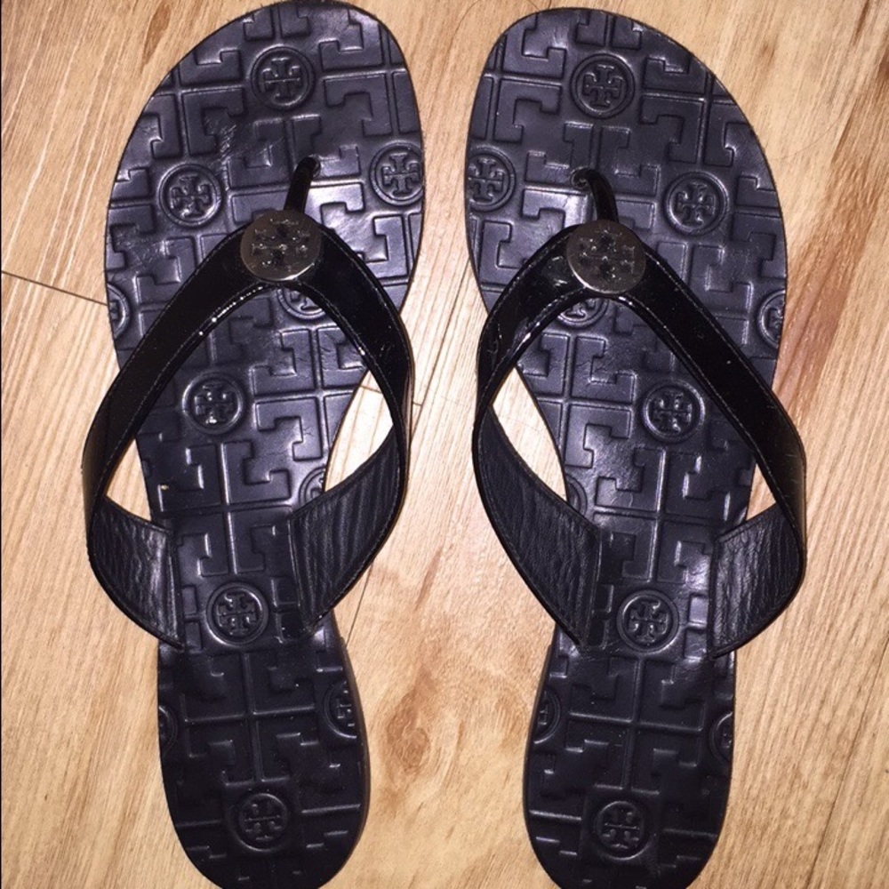 Tory burch black sandals