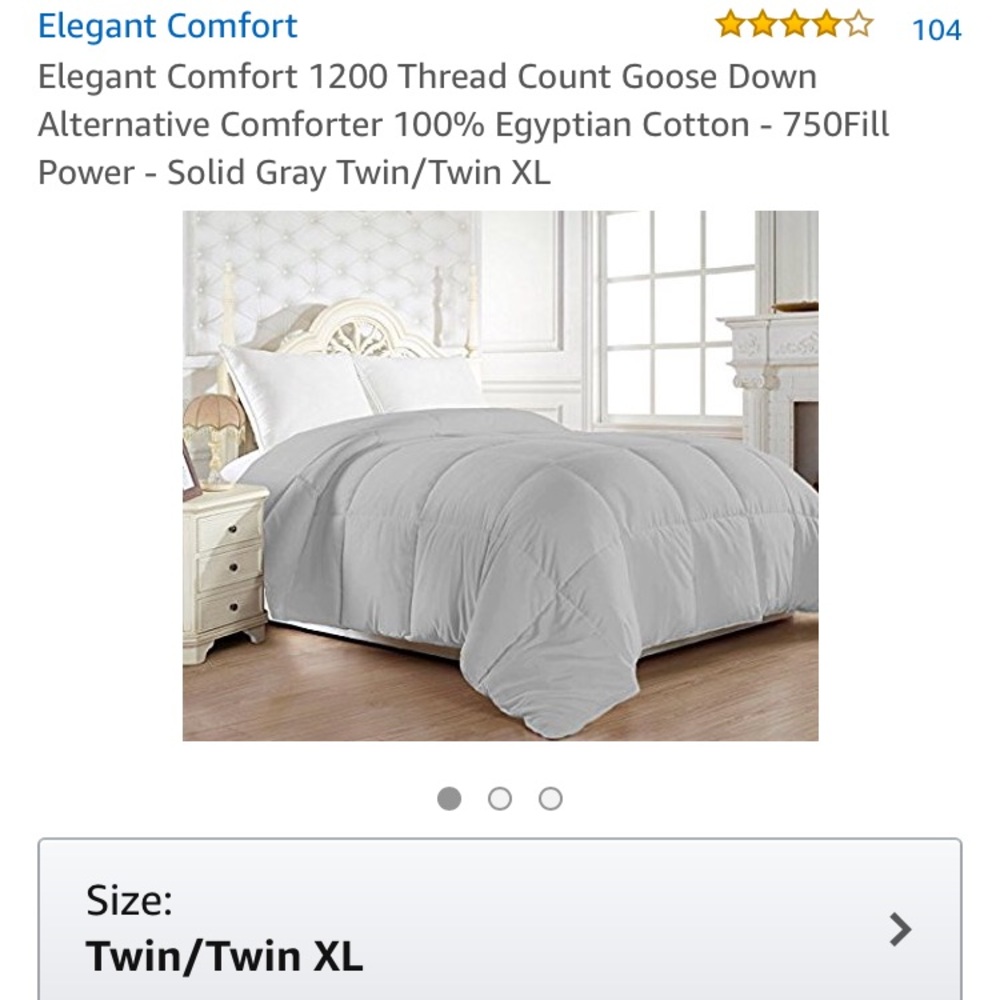 Goose Down Alternative Comforter