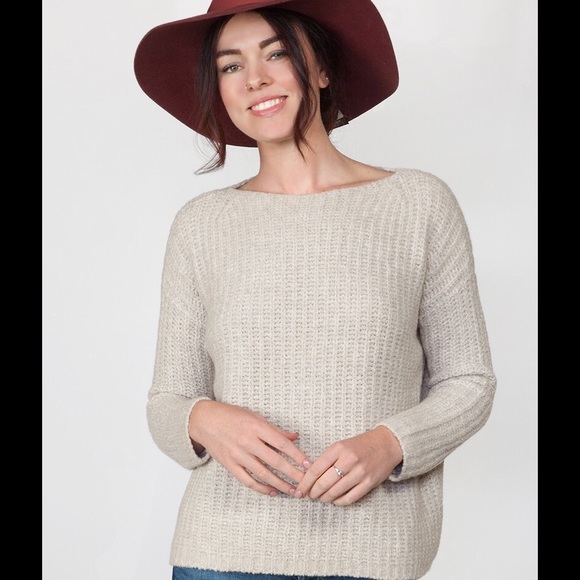 Vince Cashmere Blend Ladder Stitch Funnel Sweater - Picture 4 of 8