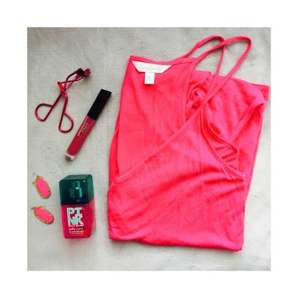 Pink Flowy Top
