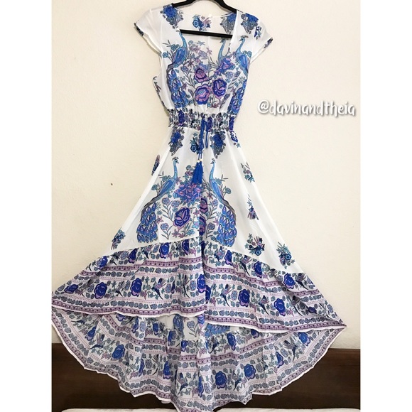 HP 3X 💖Bahamas Vintage Maxi Dress - Picture 2 of 8