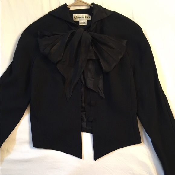 Christian Dior Jackets & Blazers - Christian Dior Bow Jacket