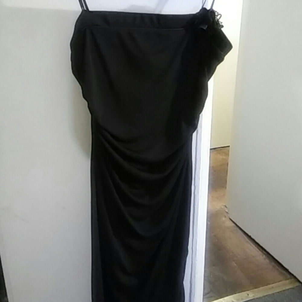 Black strapless Dress