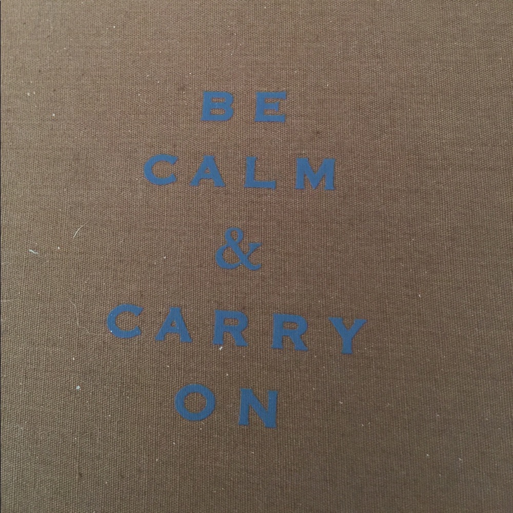 BE Calm & Carry on Photo album. New