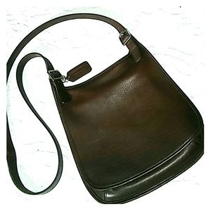 Vintage hippie flap slim cross over saddle  bag