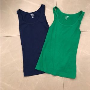 Two old navy perfect tee tank tops