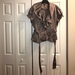 Taupe Jacket/Top plus size 3x
