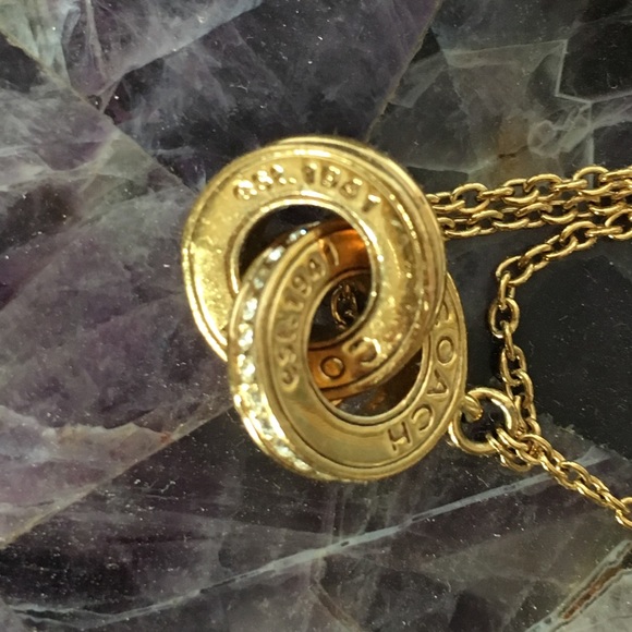 Coach Thin Chain Bracelet in Gold - Picture 2 of 3