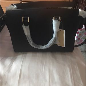Black Michael Kors Ex Large Satchel with dust bag