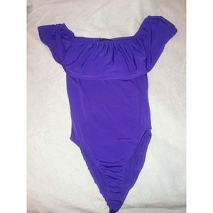 New with tags Purple body suit