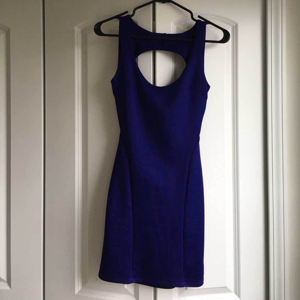 Royal Blue Mini Dress