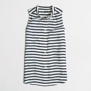 💙 Jcrew Printed Draped Tank