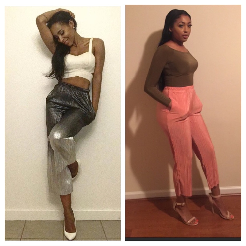 Celebrity style trouser pants