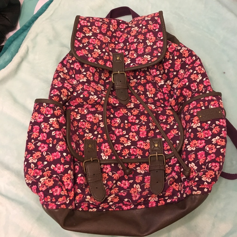 Cute & Roomy Floral Aeropostale Backpack