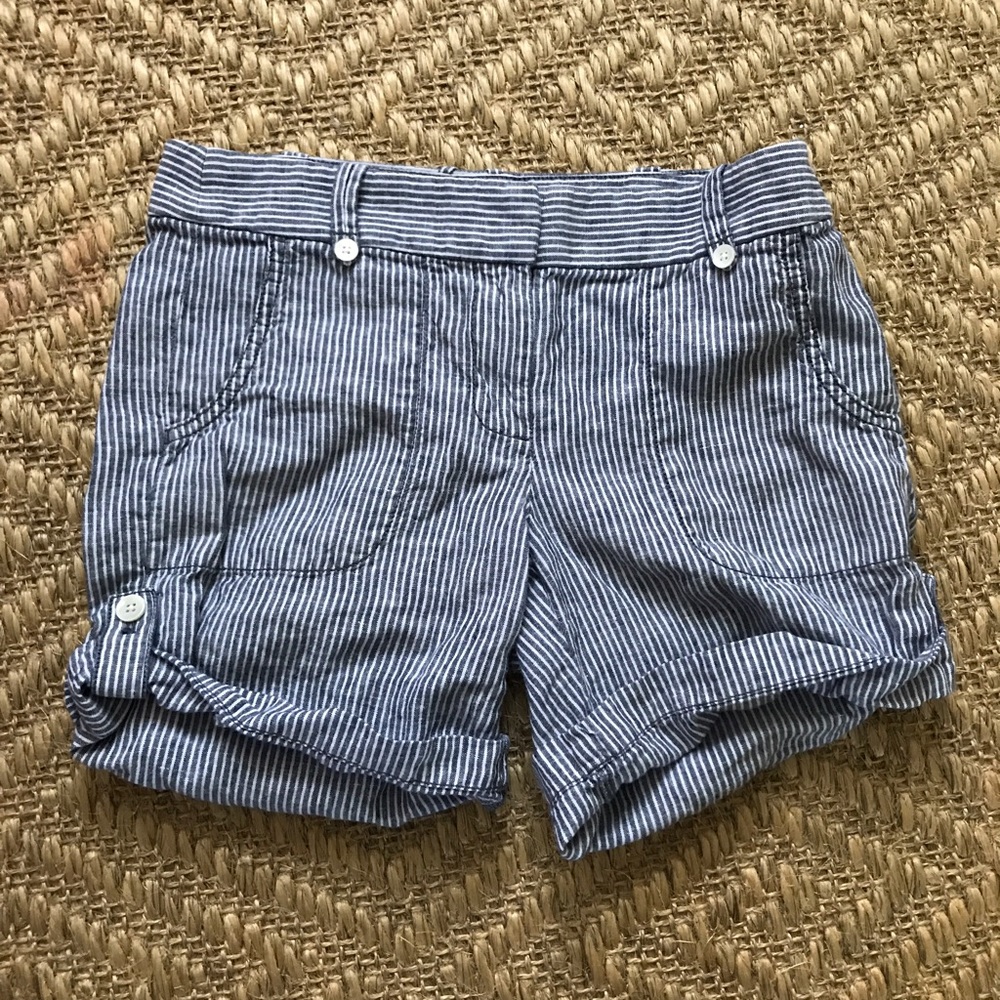 J. Crew Railroad Stripe Shorts