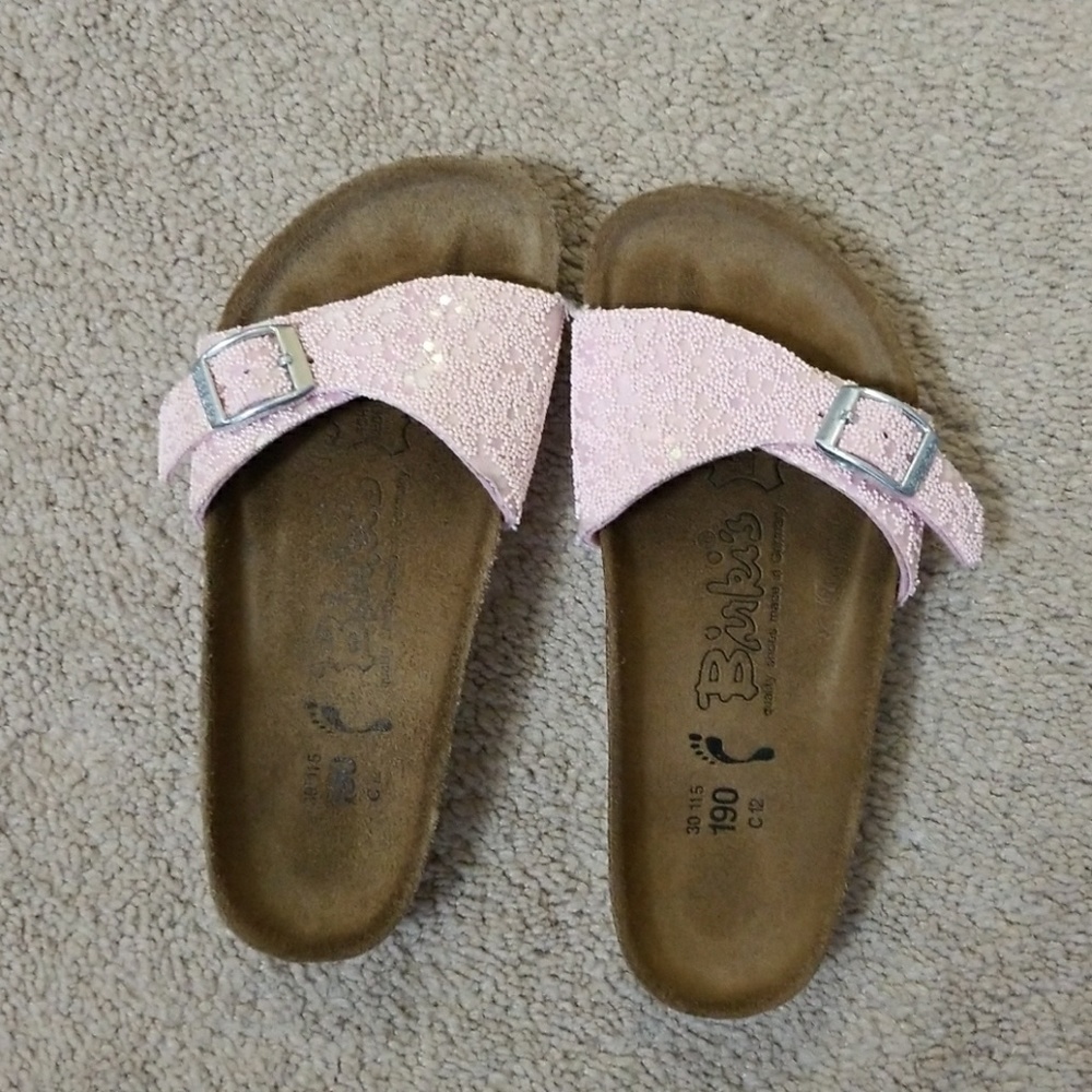 Birkenstock Madrid kids birko-flor slides sandals