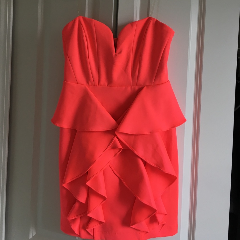 Coral Cocktail Dress