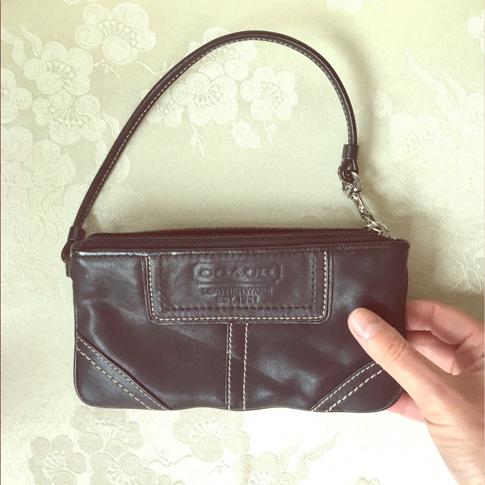 FREE Authentic Coach Genuine Leather Wallet Black