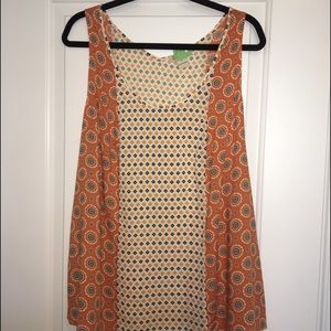 Lucky Brand Print Tank Blouse