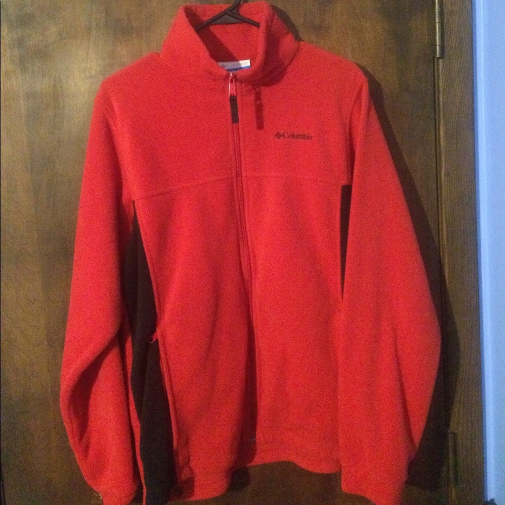 Men's red and black Columbia
