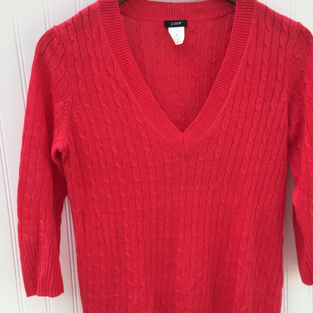 CLOSING FRIDAY •J. Crew• Linen Sweater