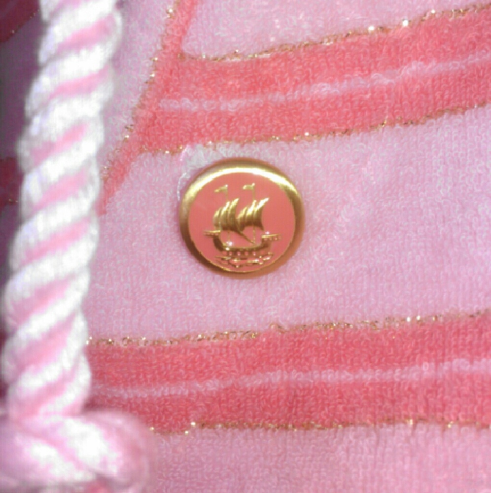 SOLD-Juicy Couture Pink Short Sleeve Hoodie - Picture 4 of 4