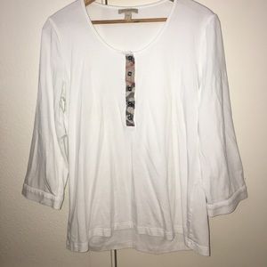 Burberry Brit Button up top