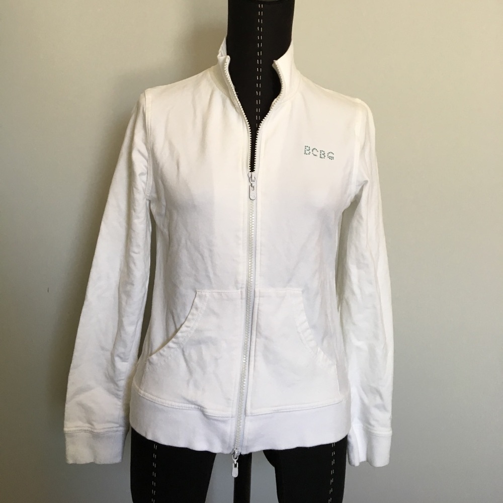 BCBG small white jacket