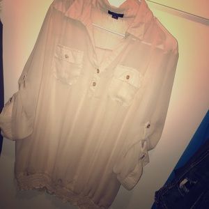 DEB sheer blouse