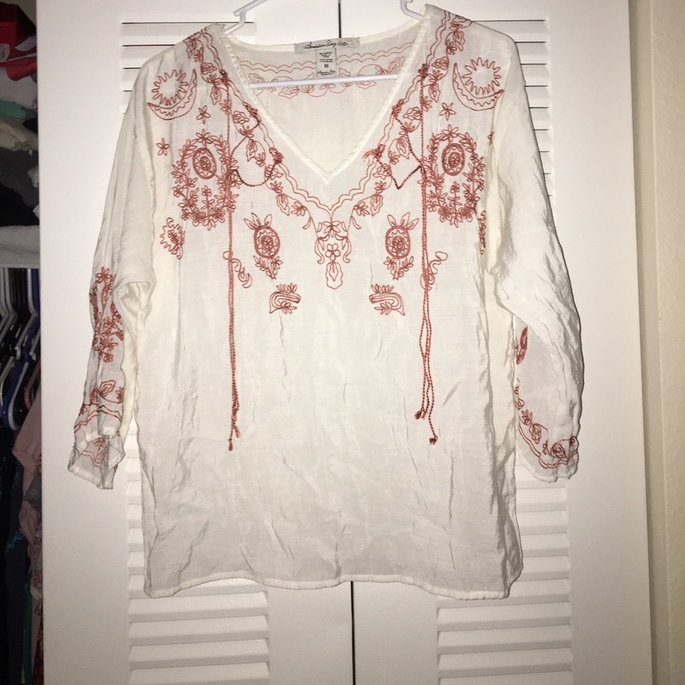Boho top.  Light and soft.