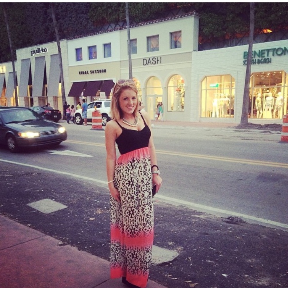 Full length sun dress